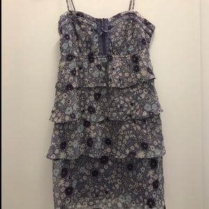 American Eagle Floral Chiffon Dress - Size 0